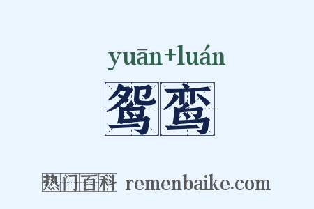 鸳鸾是什么意思的图片